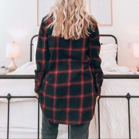 MENS OVERSIZED FLANNEL - Picture 3 of 3